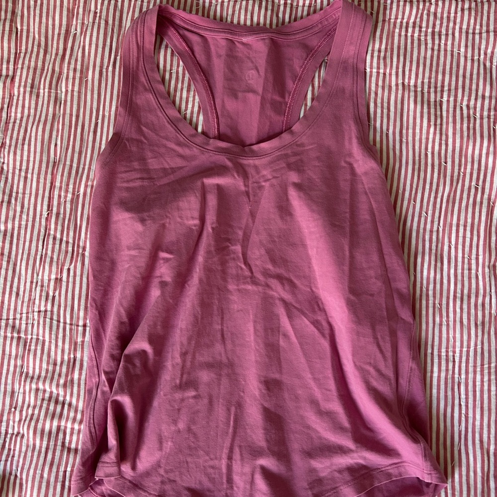Lululemon pink love tank